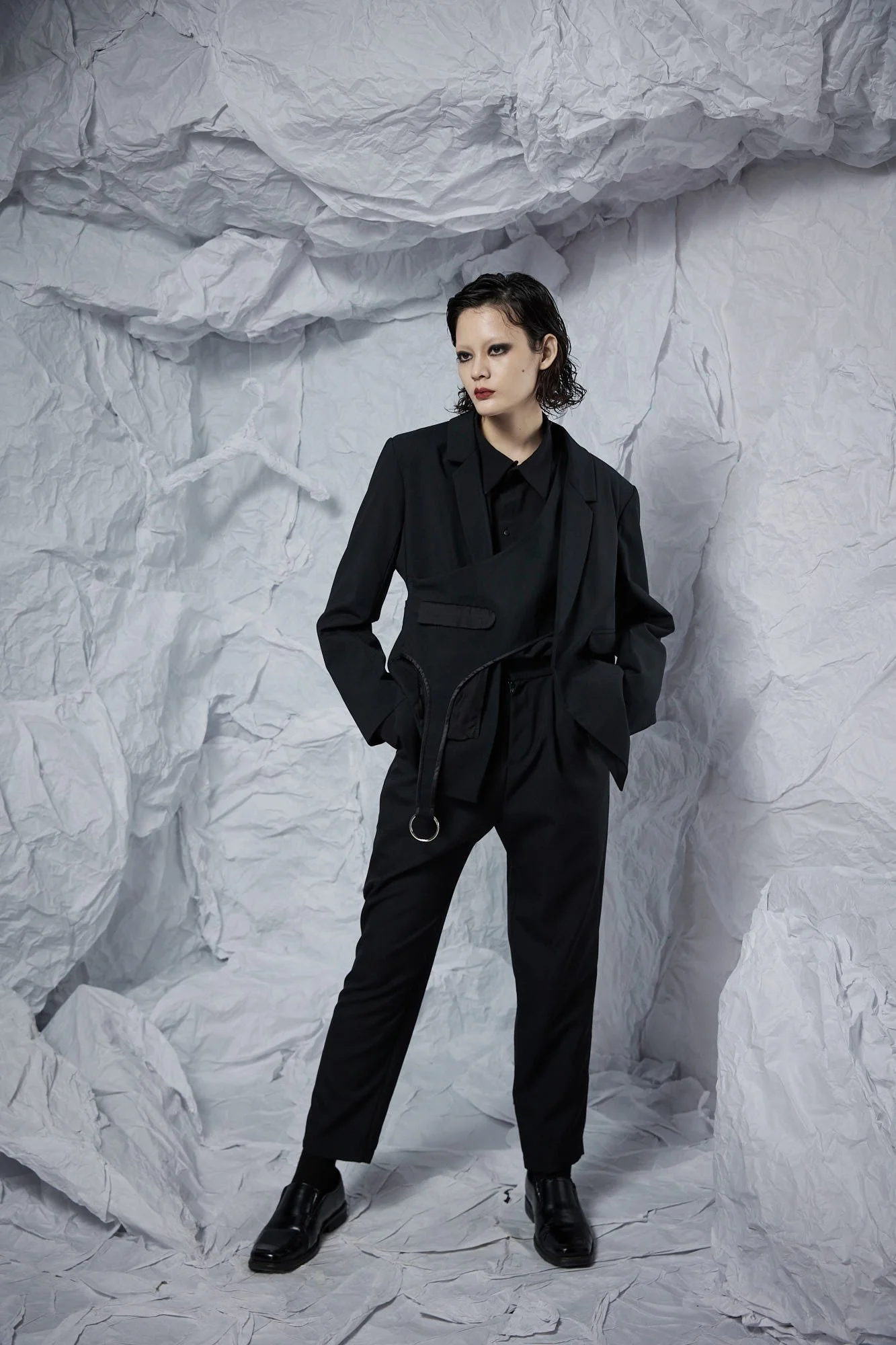 Deconstructed Garter Belt Suit INF Garment for the rebels